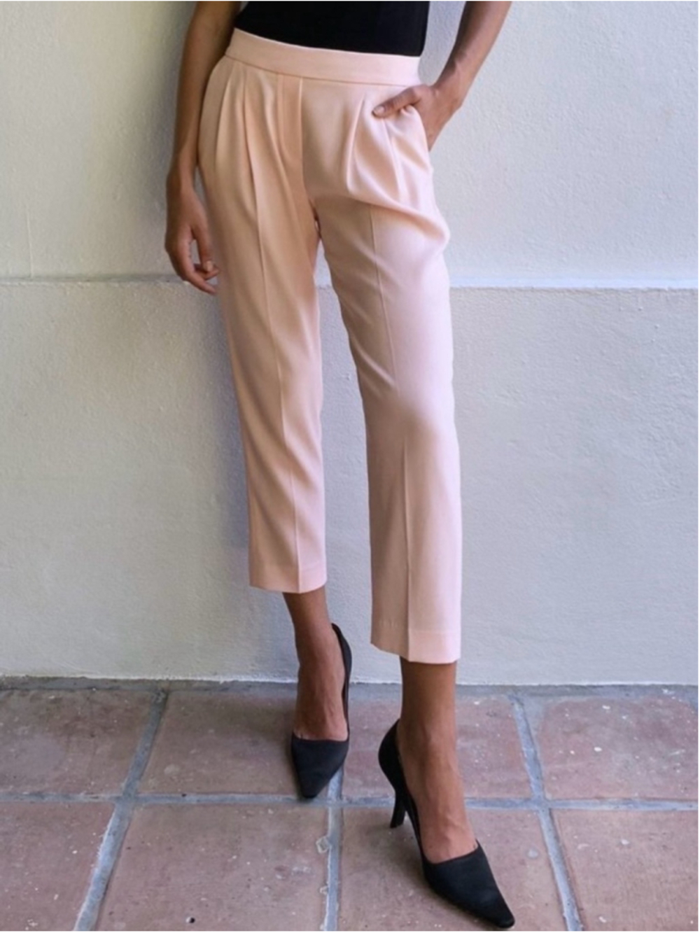 Babaton Cohen Pant Pink Size 6 Aritzia